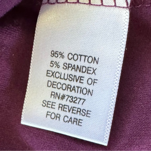 Sleeveless Burgundy T-Shirt Sz XL - Picture 14 of 14